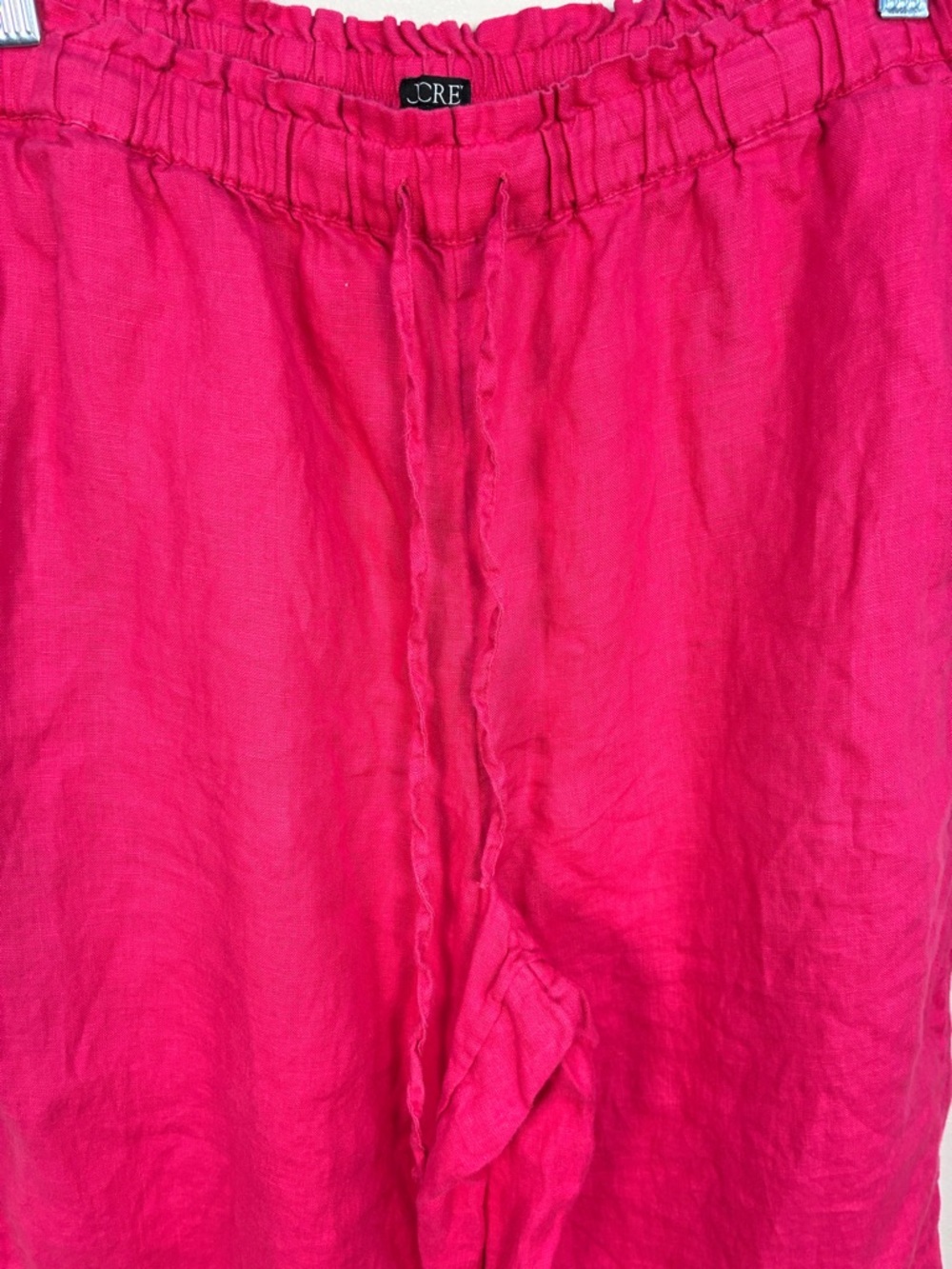 J.Crew 100% Linen Wide Leg Pull On Pants - Picture 11 of 11